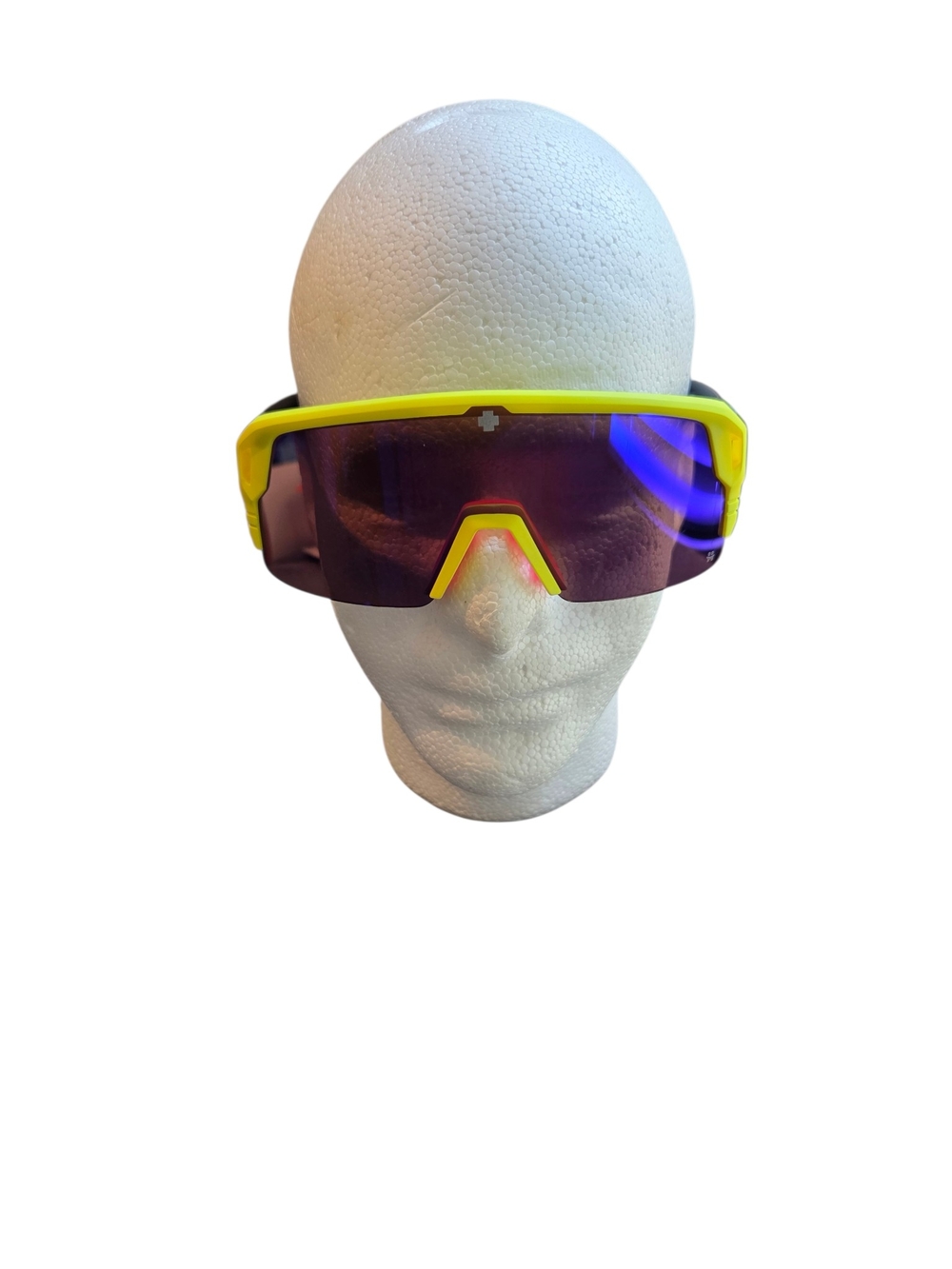 Spy Optics Monolith 5050 MT‎ Neon Yellow Sunglasses with Purple Lens